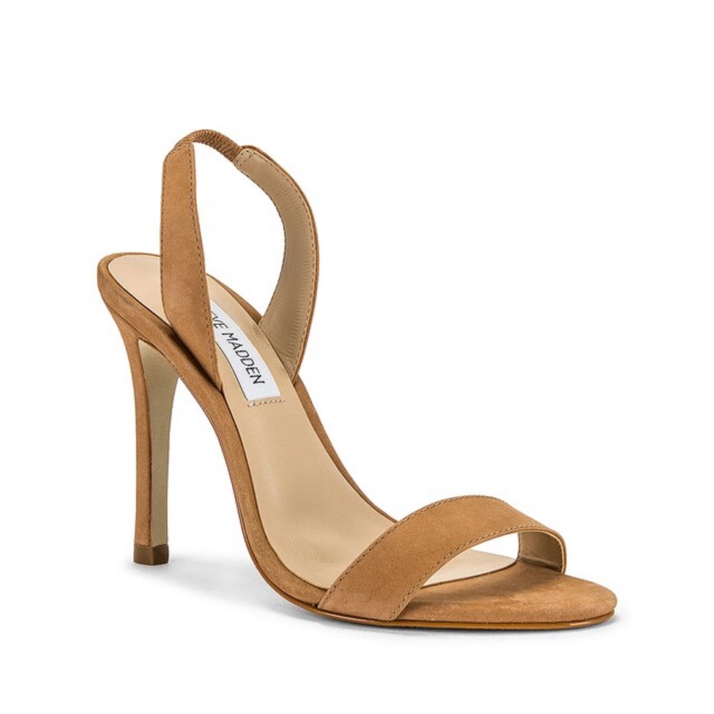 Steve Madden Marbella Sling Back Sandals in Camel, US Sz 9